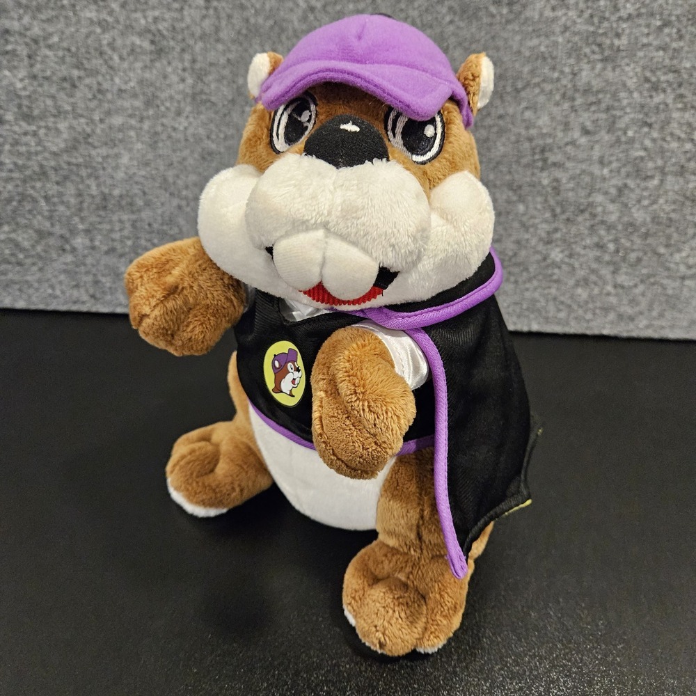 Buc-ee's Beaver Stuffed Animal Halloween Vampire Costume 11 Inch Plush